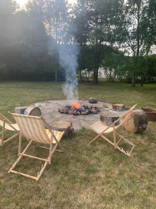 Komfortowy Dom W Lesie Miedzichowo Bagian luar foto